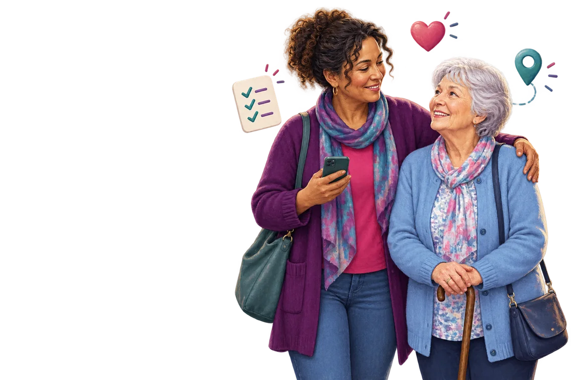 A member of the local carer support team
